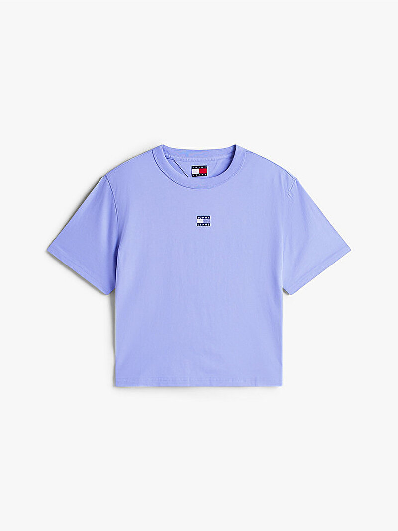 Kadın TJW Boxy Badge T-shirt Mor DW0DW22202C5Z