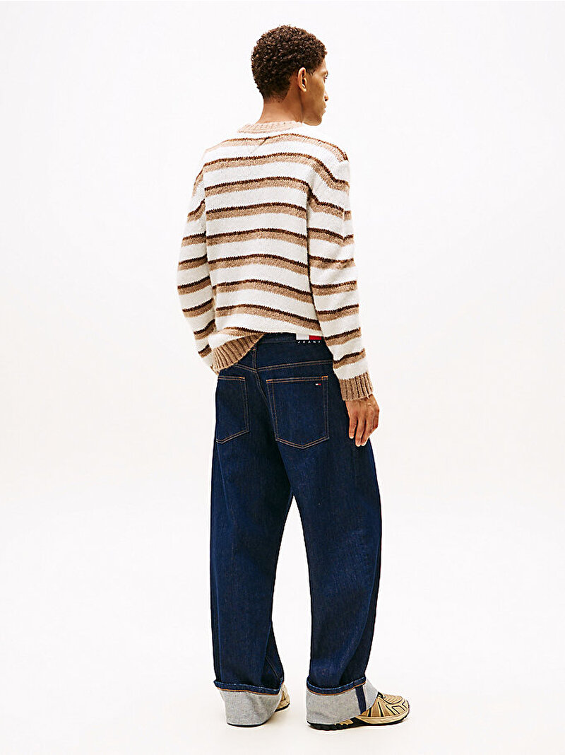 Erkek TH Baggy Turn Up Loose Jean Pantolon Lacivert DM0DM222441BK