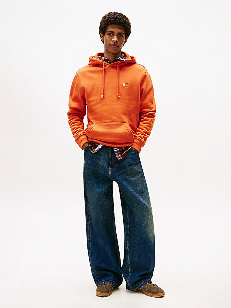 Erkek TH Baggy Loose Jean Pantolon Lacivert DM0DM224471BK