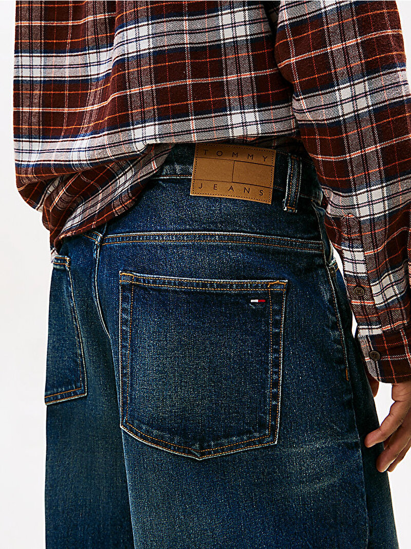 Erkek TH Baggy Loose Jean Pantolon Lacivert DM0DM224471BK