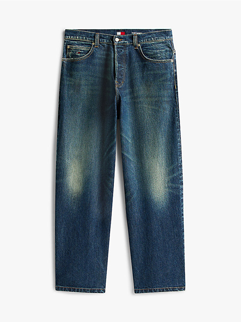 Erkek TH Baggy Loose Jean Pantolon Lacivert DM0DM224471BK