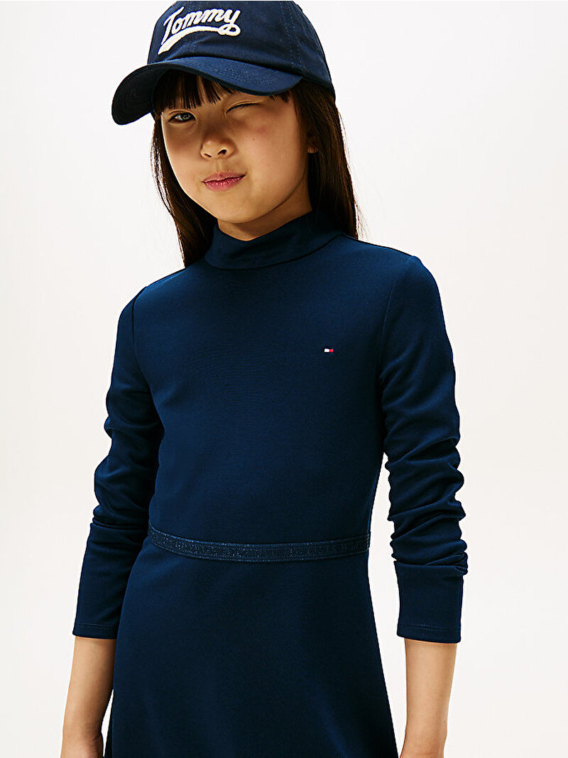 Kız Çocuk Essential Skater Elbise Lacivert KG0KG08790C1G