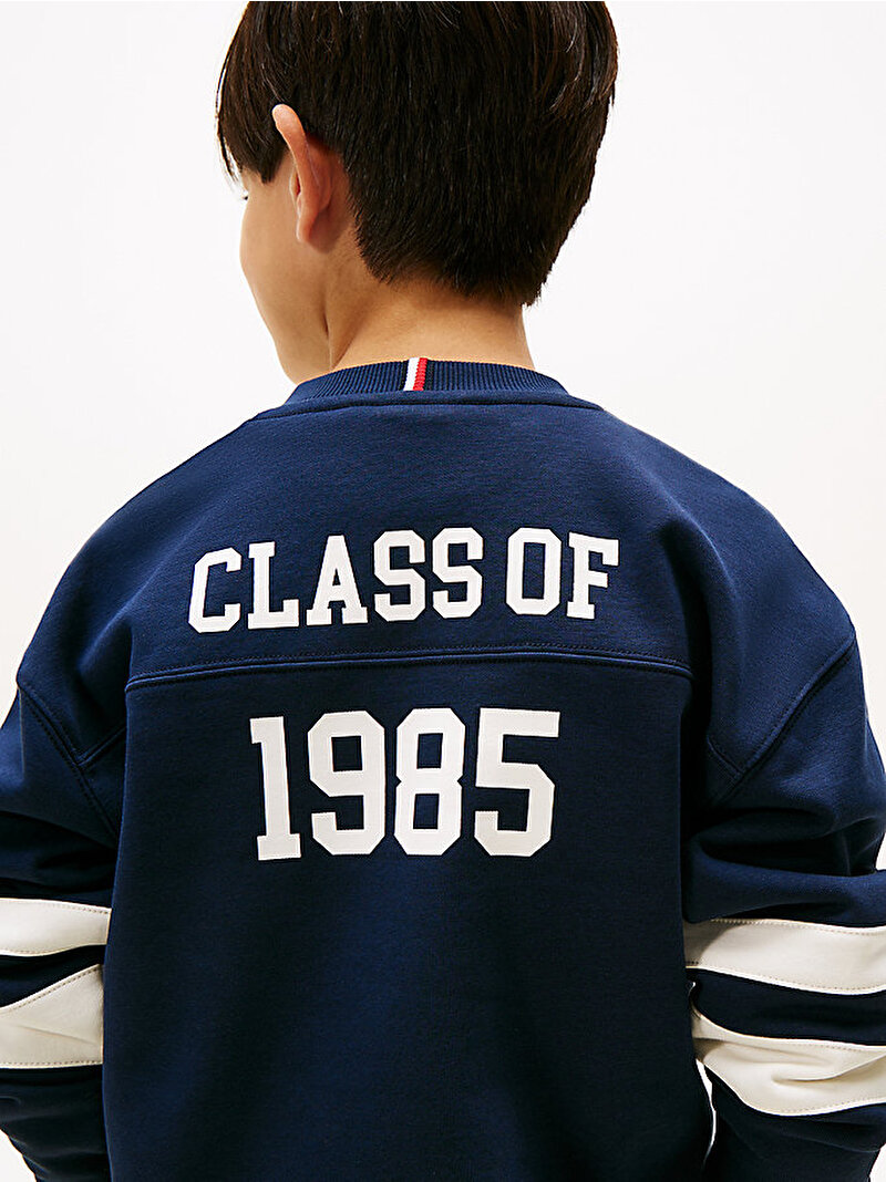 Erkek Çocuk Varsity Colourblock Sweatshirt Lacivert KB0KB09985C1G