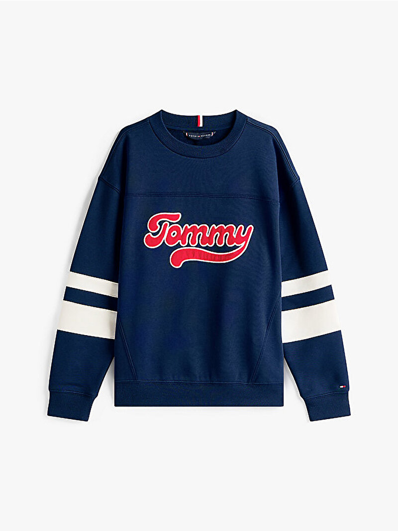 Erkek Çocuk Varsity Colourblock Sweatshirt Lacivert KB0KB09985C1G