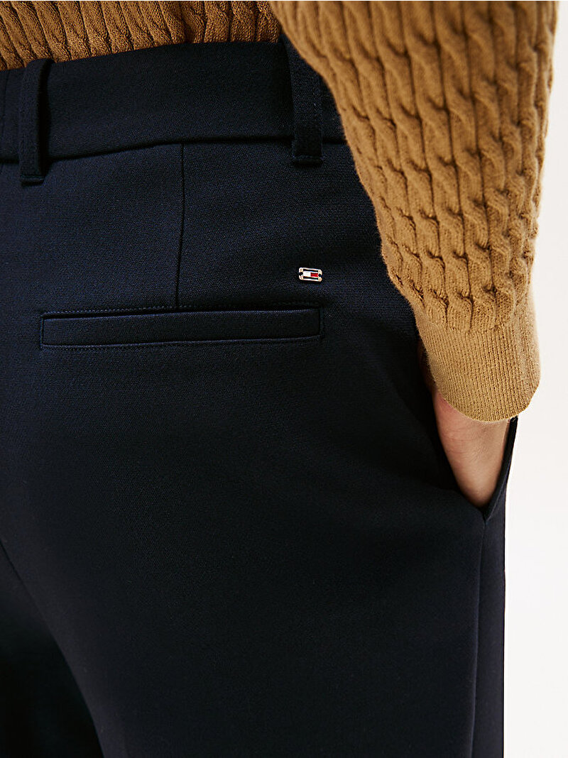 Kadın Punto Relaxed Straight Pantolon Lacivert WW0WW48357C1G