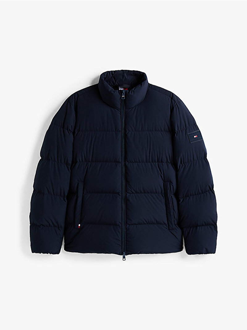 Erkek Down Stand Puffer Mont Lacivert MW0MW40615DW5