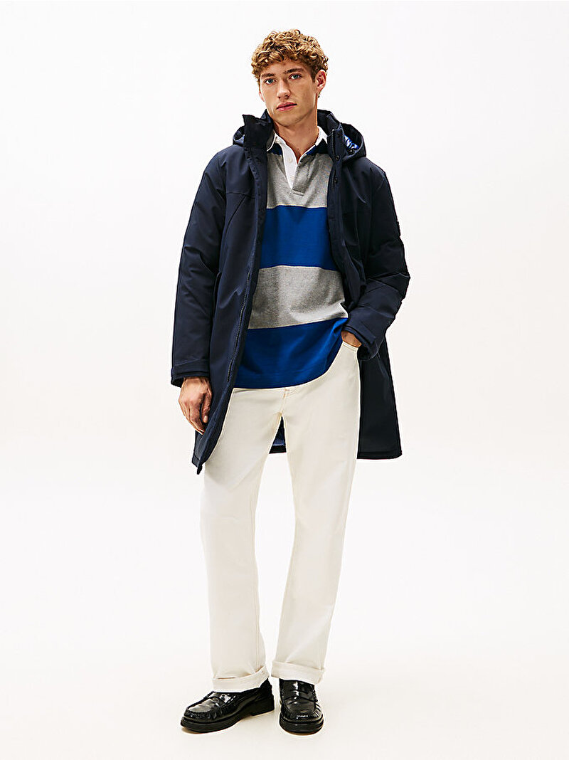 Erkek Tech Hooded Padded Parka Lacivert MW0MW41362DW5