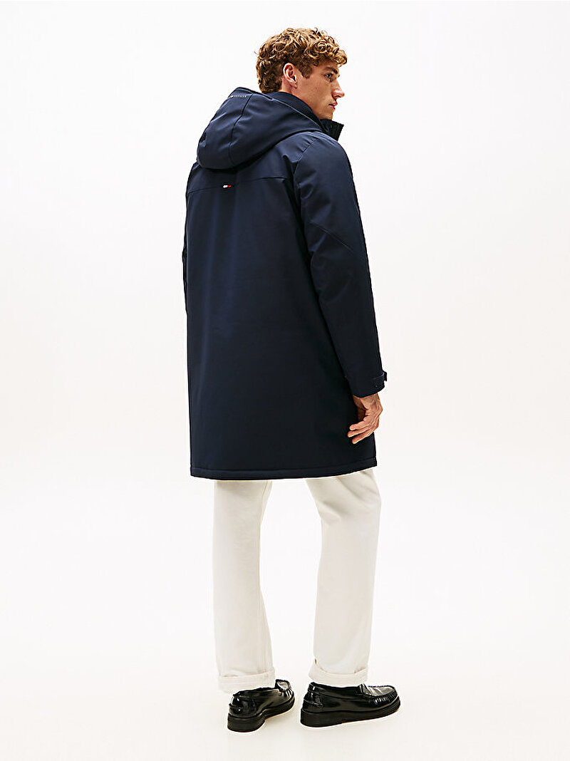 Erkek Tech Hooded Padded Parka Lacivert MW0MW41362DW5
