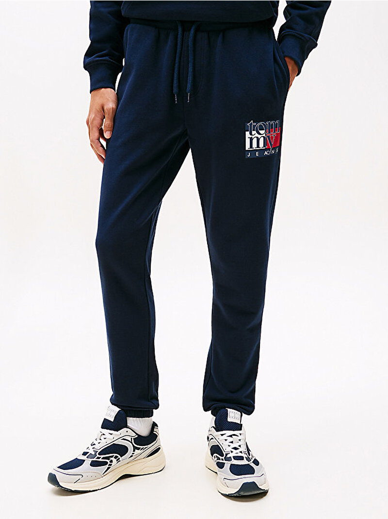Erkek TJM Slim Flag Eşofman Altı Lacivert DM0DM22094C1G