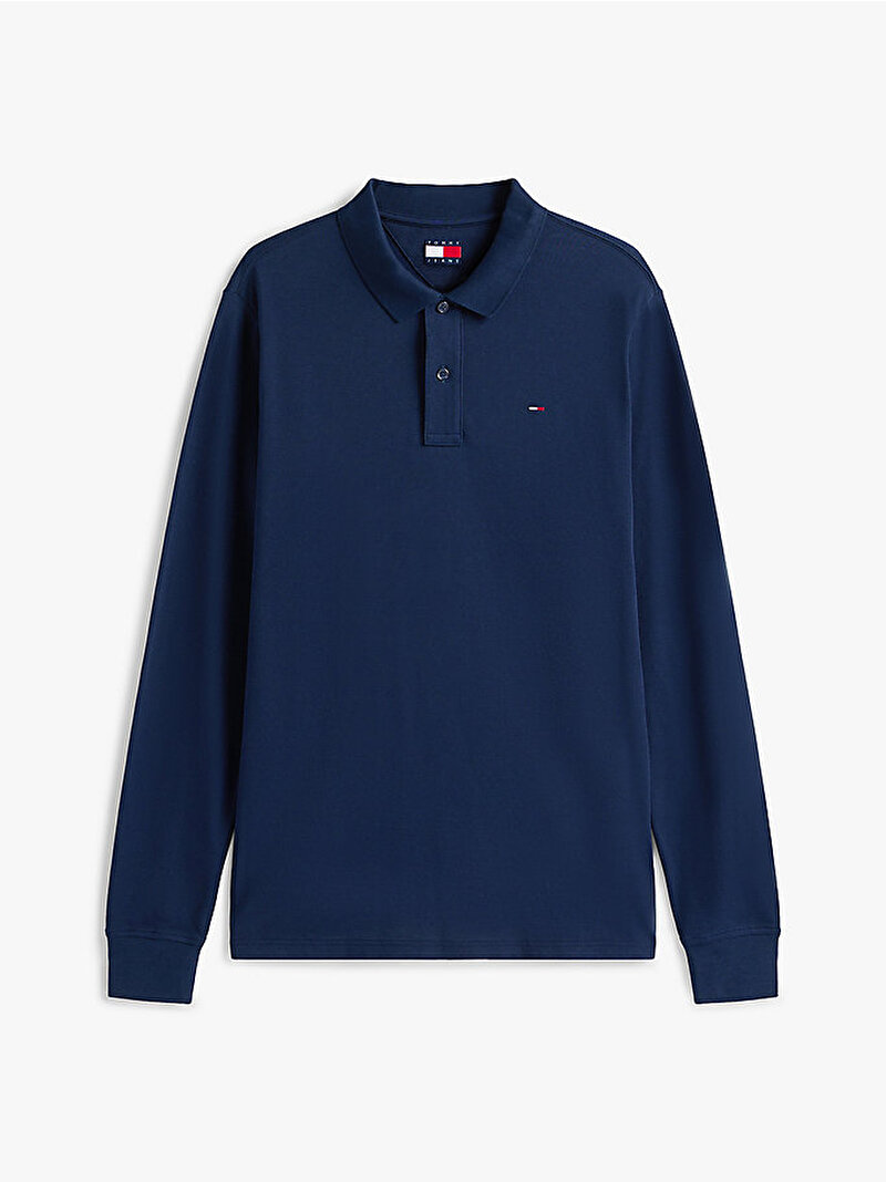 Erkek TJM Slim Placket Polo T-shirt Lacivert DM0DM20232C1G