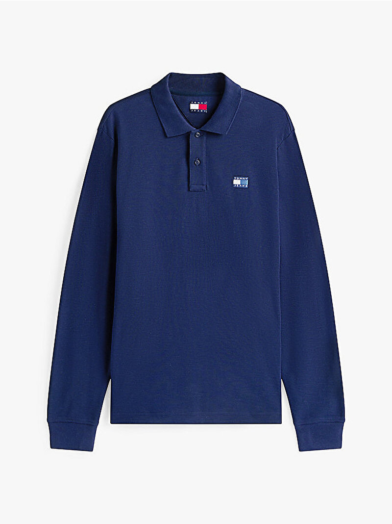 Erkek TJM Regular Badge Polo T-shirt Lacivert DM0DM22125C1G