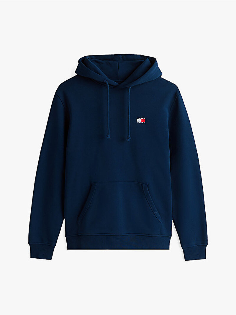Erkek TJM Regular Badge Hoodie Lacivert DM0DM20258C1G