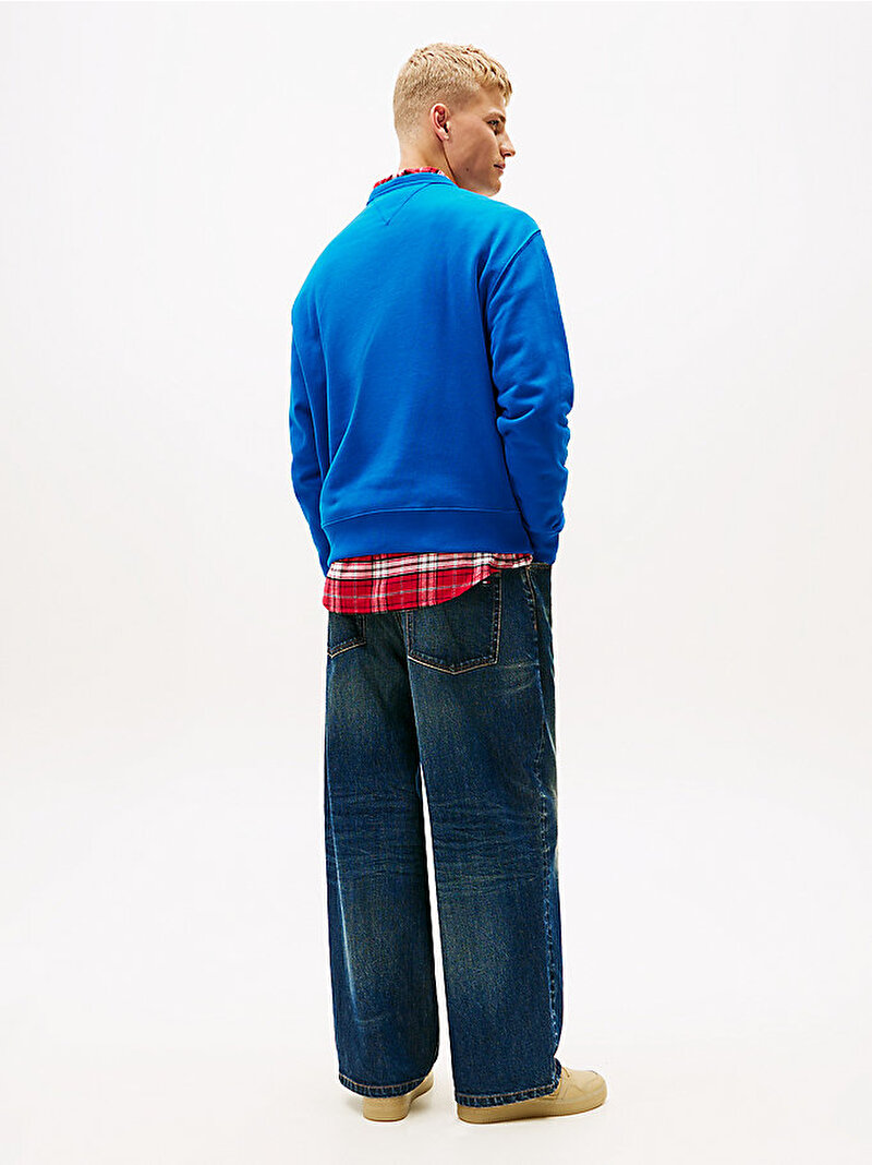 Erkek TJM Relax Boucle Sweatshirt Lacivert DM0DM22087C3D