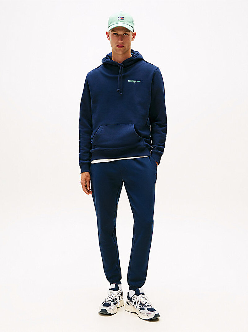 Erkek TJM Regular Blur Sweatshirt Lacivert DM0DM22112C1G