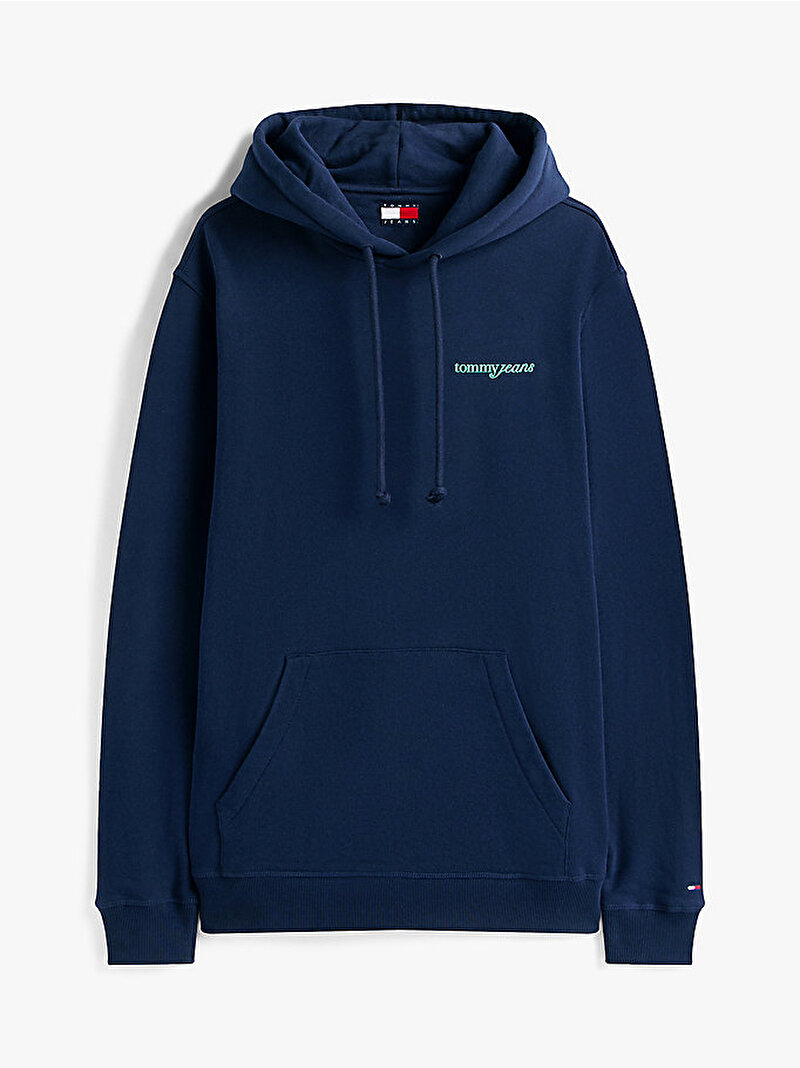 Erkek TJM Regular Blur Sweatshirt Lacivert DM0DM22112C1G