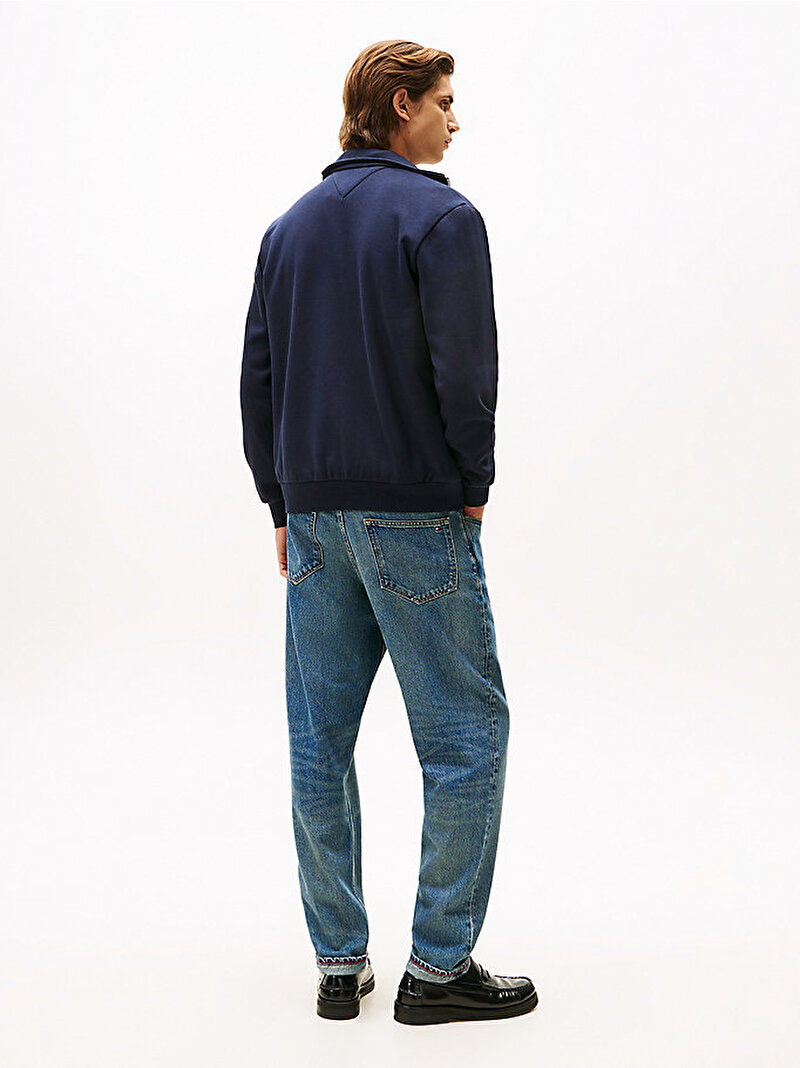 Erkek Global Stripe Sweatshirt Lacivert MW0MW40481DW5