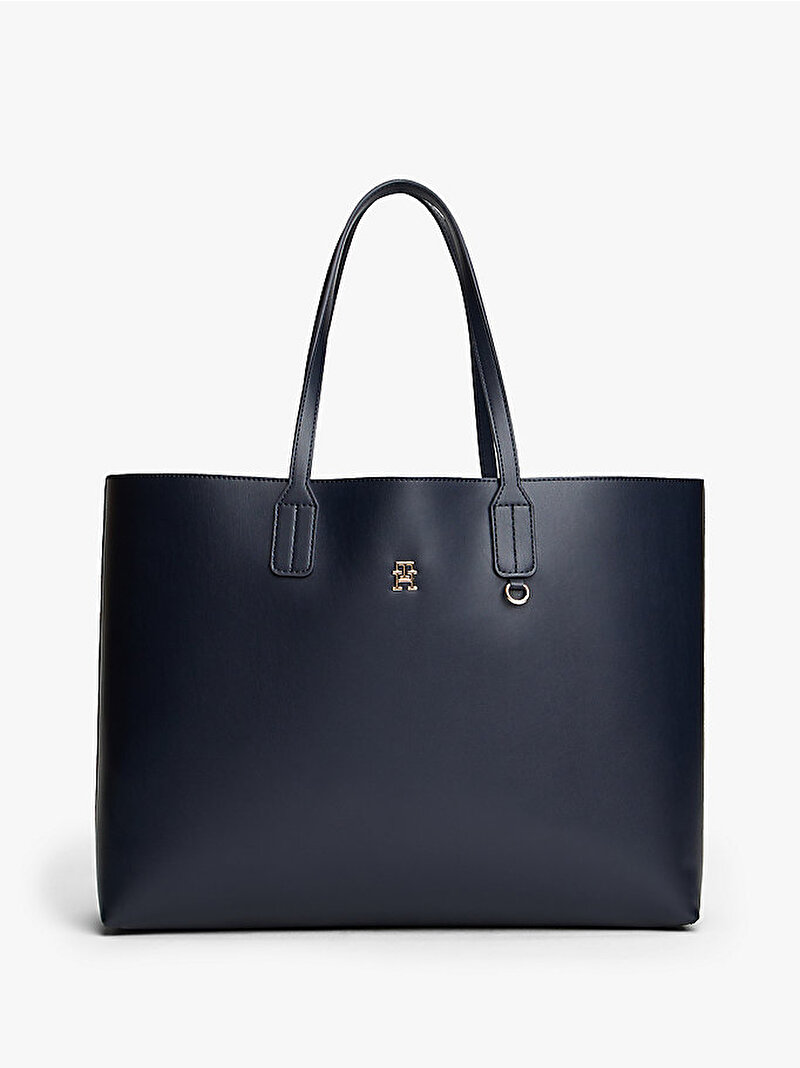 Kadın TH Icon Tote Çanta Lacivert AW0AW17667DW6