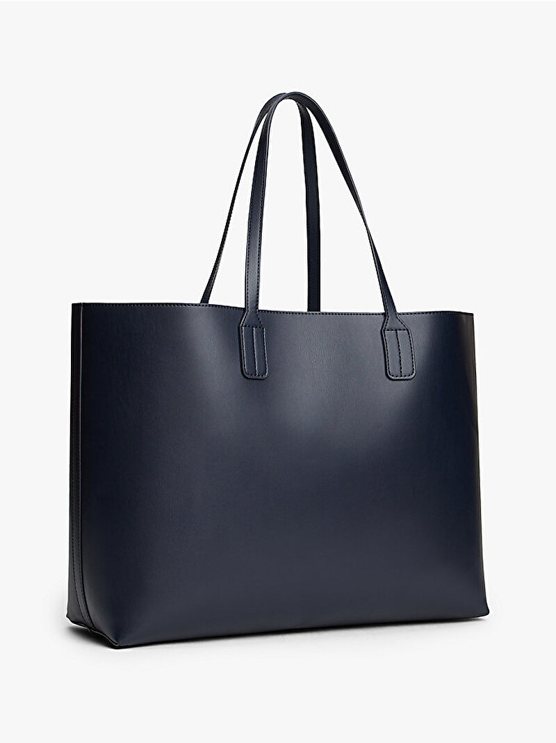 Kadın TH Icon Tote Çanta Lacivert AW0AW17667DW6