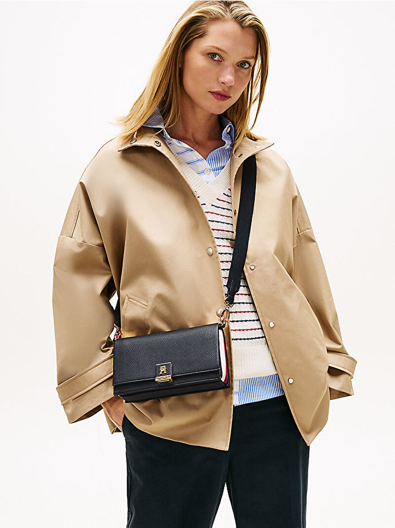 Kadın TH Mini Çapraz Çanta Lacivert AW0AW17678DW6