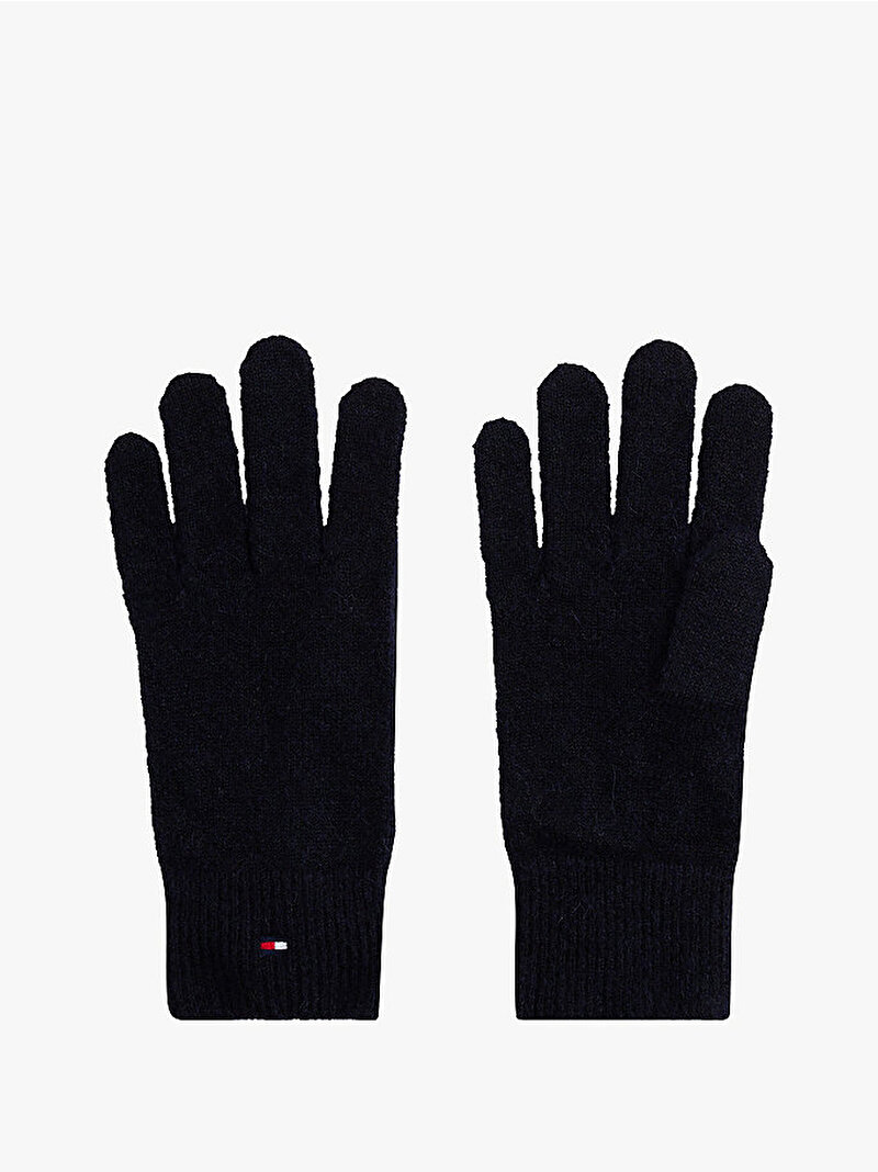 Kadın TH Flag Fluffy Eldiven Lacivert AW0AW17797DW6