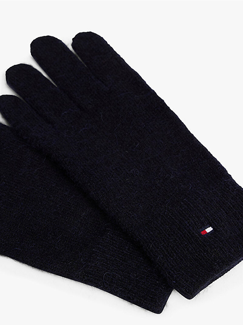 Kadın TH Flag Fluffy Eldiven Lacivert AW0AW17797DW6