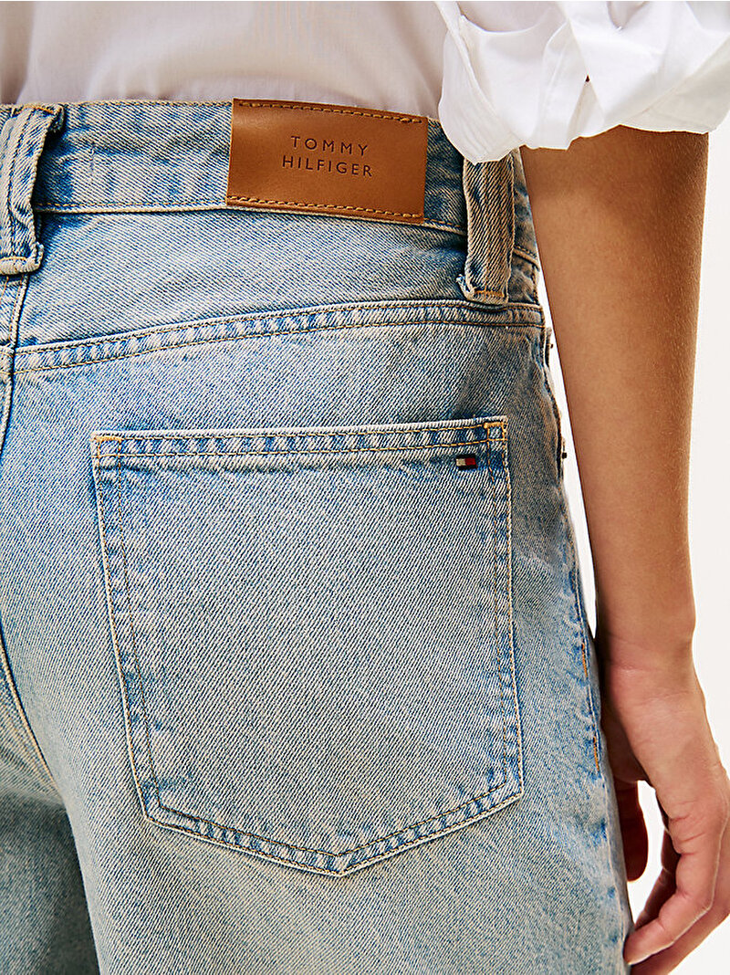 Kadın Kyle Barrel Jean Pantolon Mavi  WW0WW467701AA