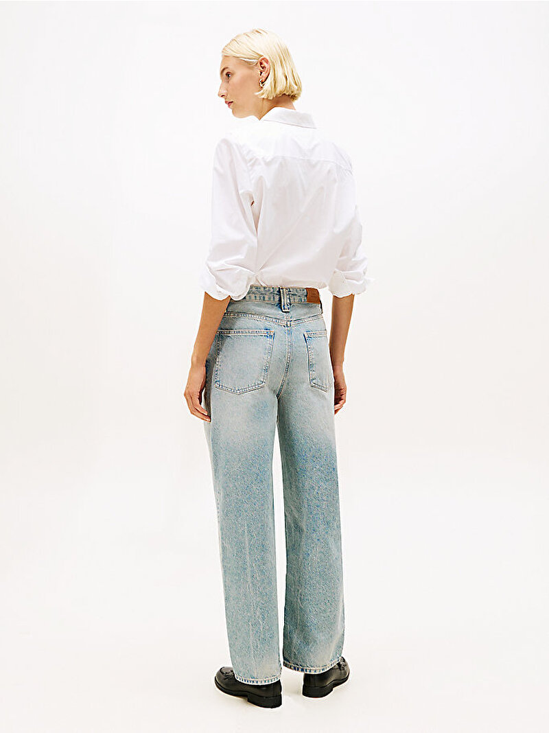 Kadın Kyle Barrel Jean Pantolon Mavi  WW0WW467701AA