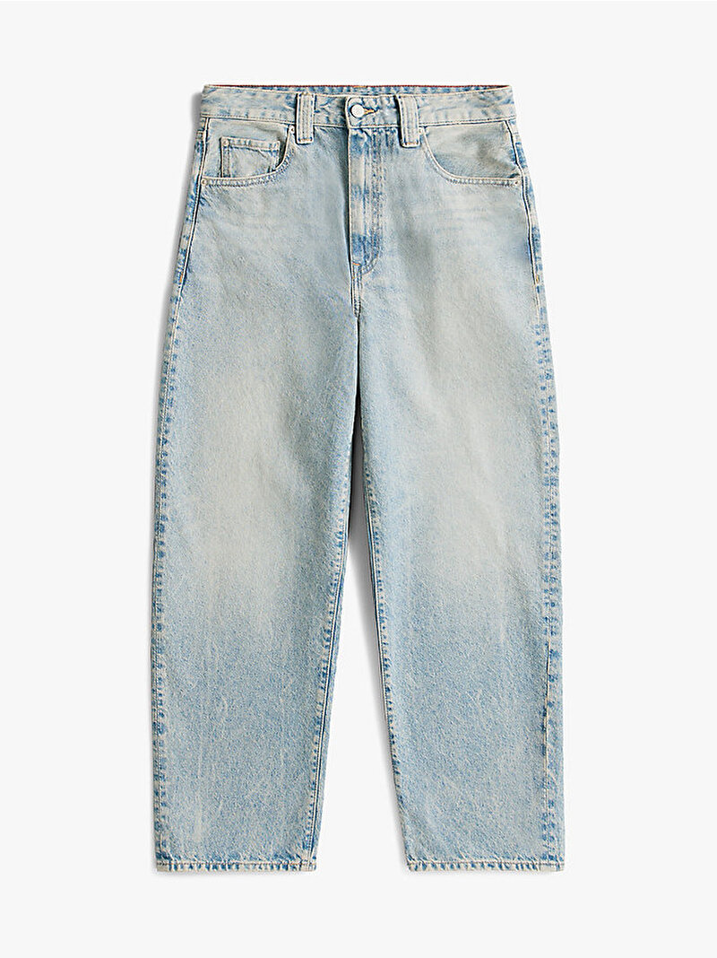 Kadın Kyle Barrel Jean Pantolon Mavi  WW0WW467701AA