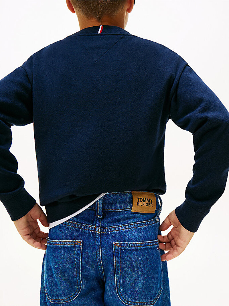 Erkek Çocuk Modern Straight Dark Jean Pantolon Mavi  KB0KB099201CF