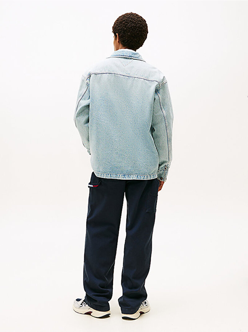 Erkek Chore Denim Ceket Mavi  DM0DM219791AB