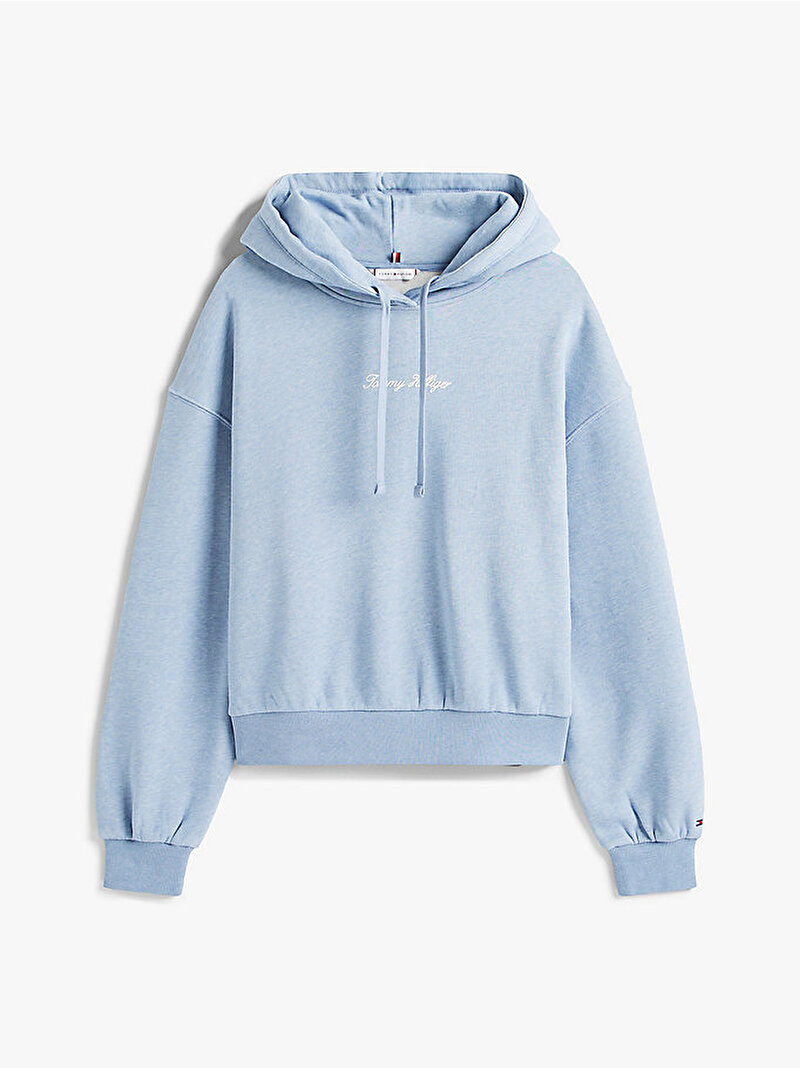 Kadın Classic Fleece Sweatshirt Mavi  WW0WW474590ZR