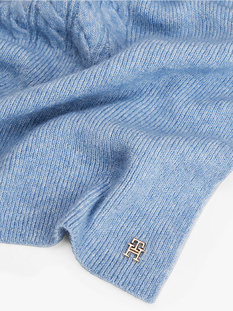 Kadın TH Elevated Chic Atkı Mavi  AW0AW17788C2B