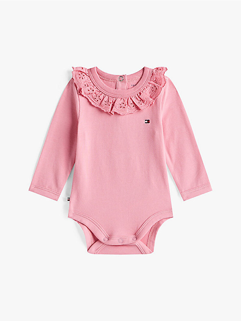 Bebek Broderie Collar Body Pembe  KN0KN02096THC