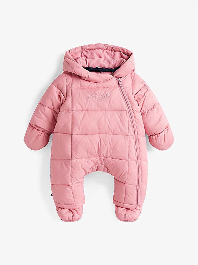 Bebek Tommy Puffer Kar Tulumu Pembe  KN0KN02063THC