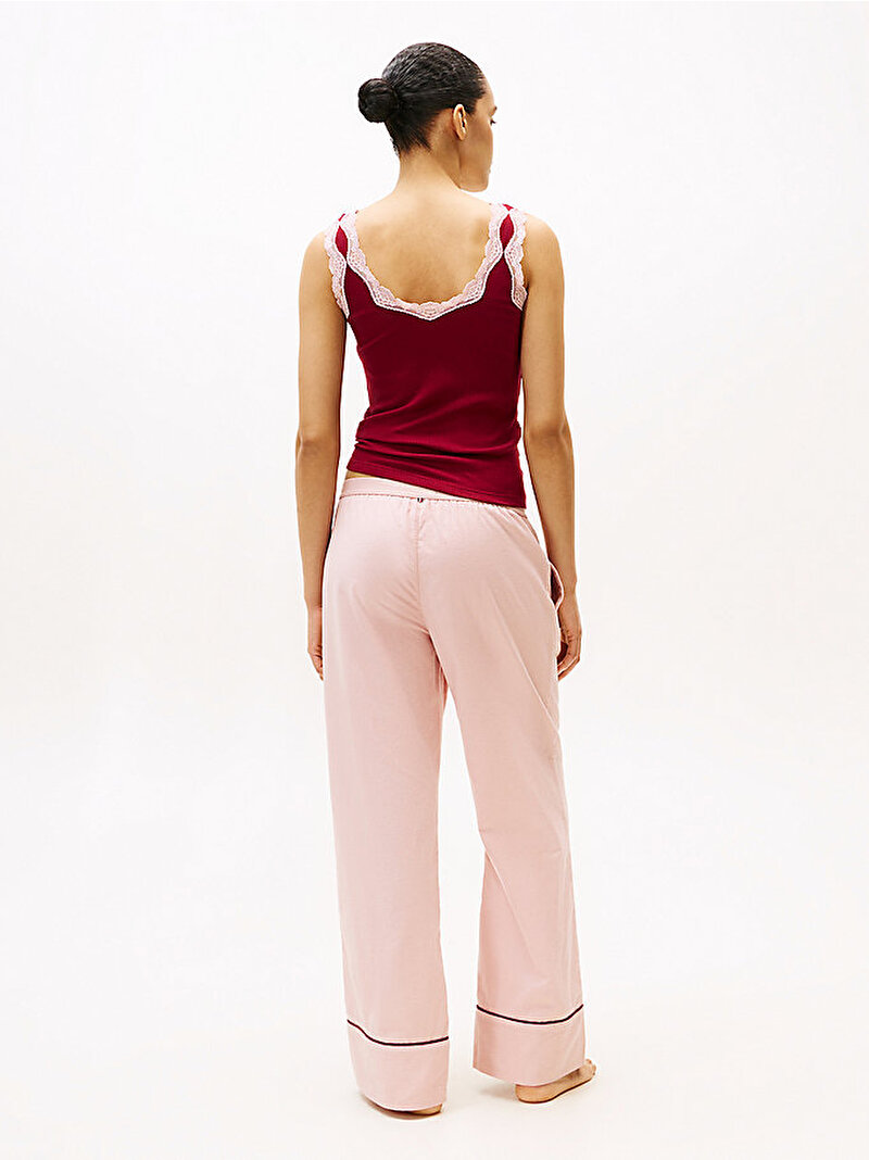 Kadın Solid Flannel Pijama Altı Pembe  UW0UW06161TQN