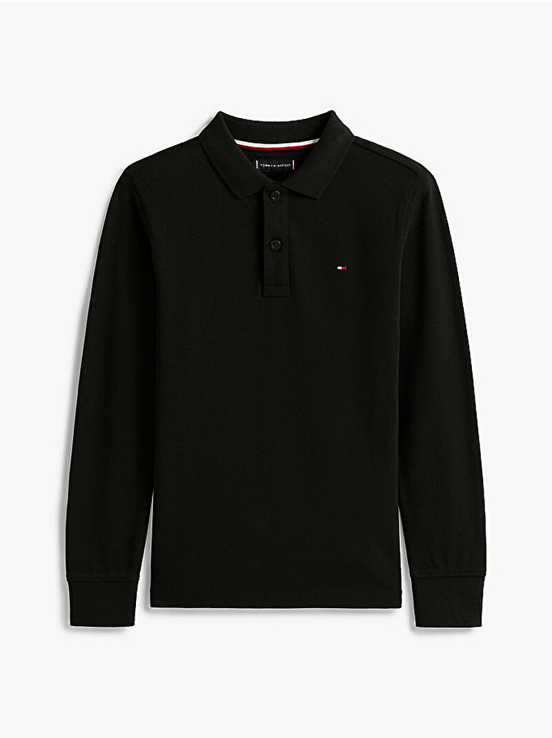 Erkek Çocuk Regular Polo T-shirt Siyah KB0KB09664BDS