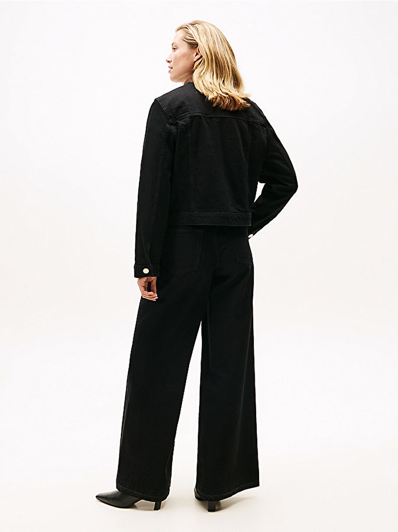 Kadın Denim Black Lady Ceket Siyah WW0WW467721BY
