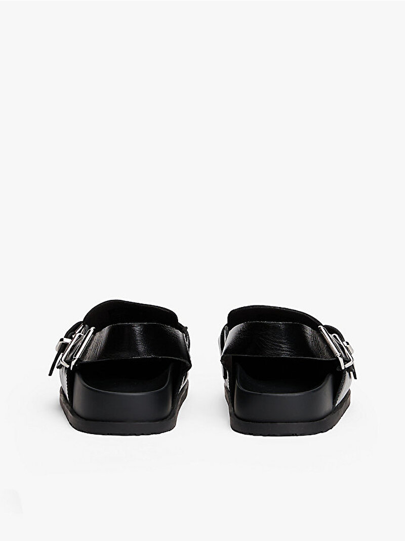 Kadın TJW Mule Shiny Loafer Siyah EN0EN02883BDS