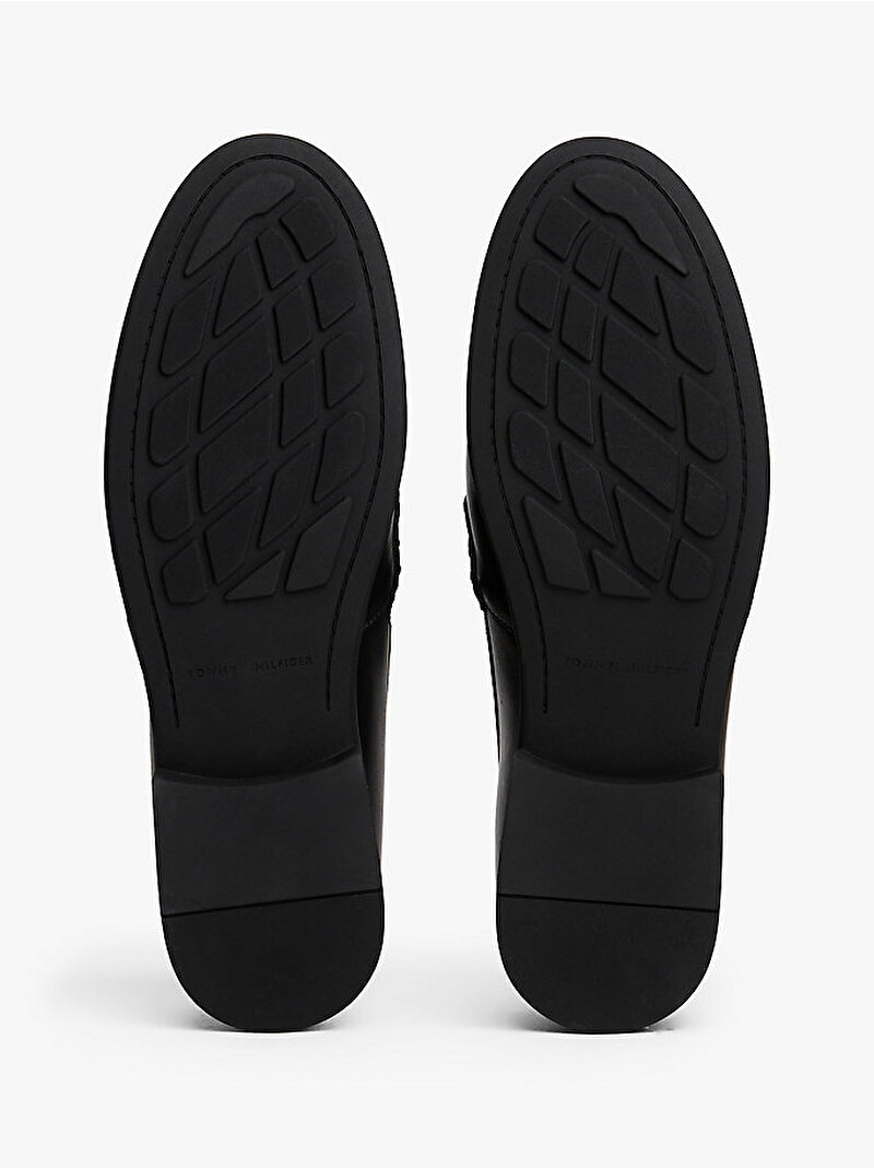 Kadın TH Chain Fringe Loafer Siyah FW0FW08971BDS