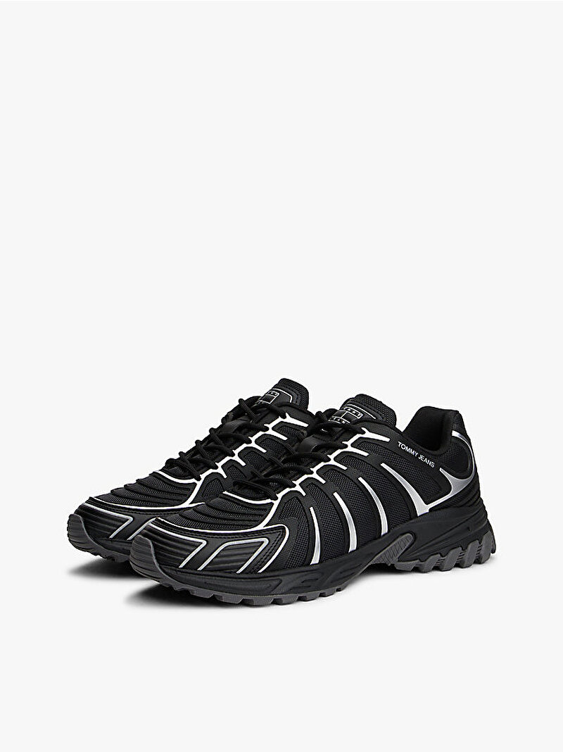 Erkek TJM Outdoor Runner Sneaker Siyah EM0EM01640BDS
