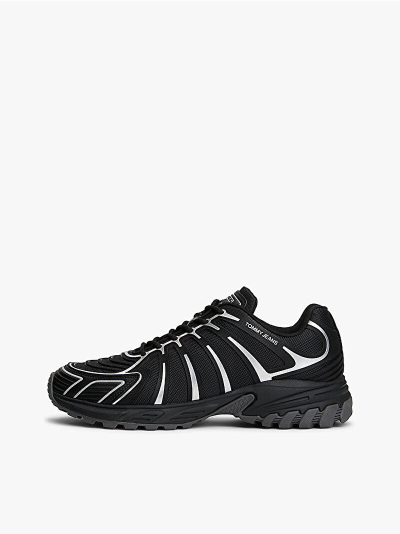 Erkek TJM Outdoor Runner Sneaker Siyah EM0EM01640BDS