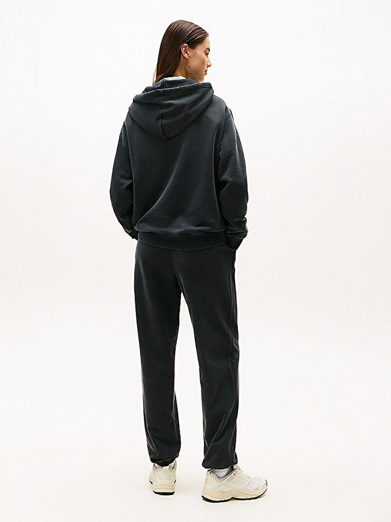 Kadın TJW Crest Flag Hoodie Siyah DW0DW22169BDS