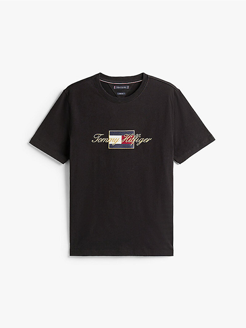 Erkek Icon Gold T-shirt Siyah MW0MW41500BDS