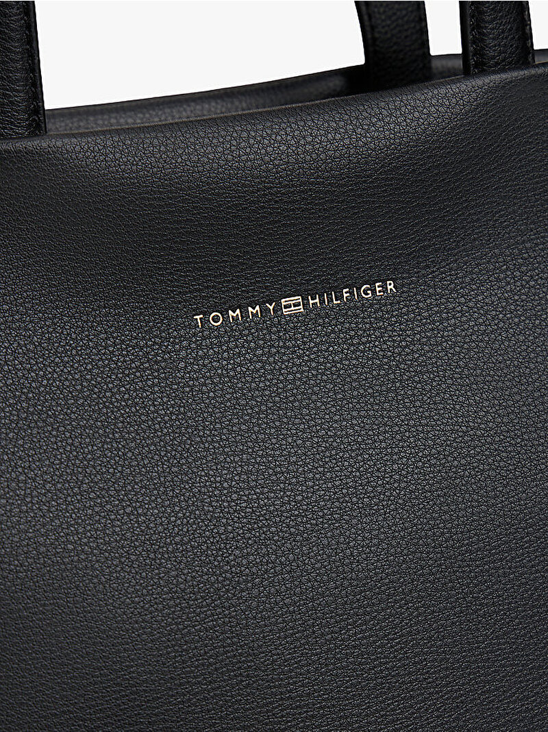 Kadın TH Logotape Tote Çanta Siyah AW0AW17693BDS