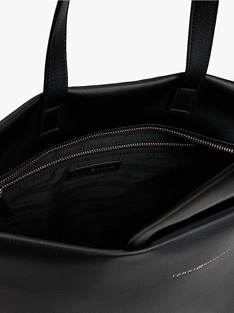 Kadın TH Logotape Tote Çanta Siyah AW0AW17693BDS