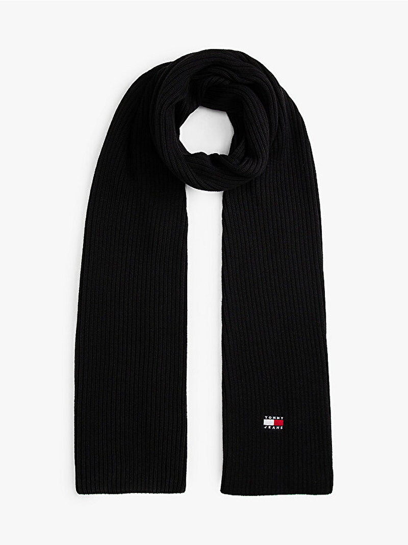 Erkek TJM Heritage Core Atkı Siyah AM0AM13683BDS