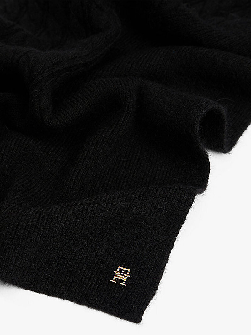 Kadın TH Elevated Chic Atkı Siyah AW0AW17788BDS
