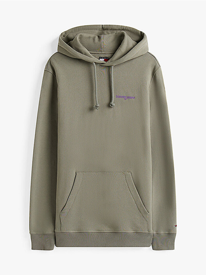 Erkek TJM Regular Blur Sweatshirt Yeşil DM0DM22112M1L