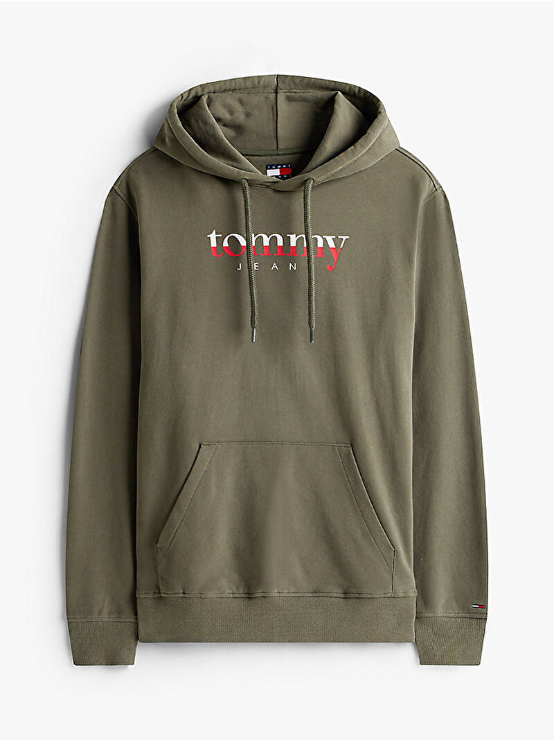 Erkek TJM Regular Dna Hoodie Yeşil DM0DM22113MRH