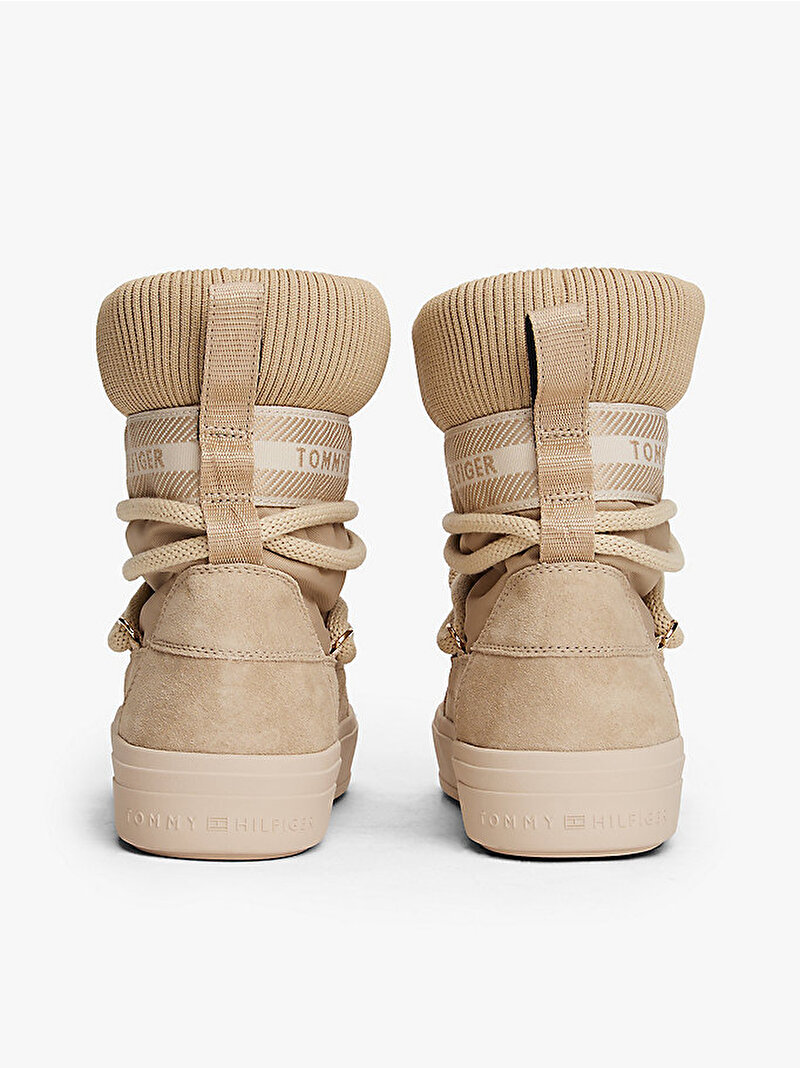 Kadın Tommytech Logotape Bot Bej  FW0FW08998ACC